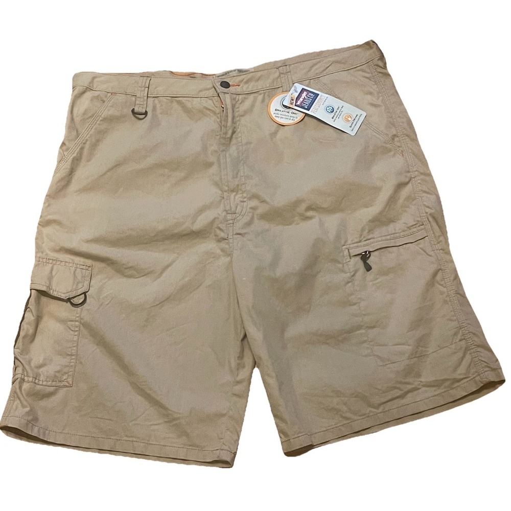 Wrangler Performance Cargo Shorts Men's 40 Khaki Outdoor Hiking NWT